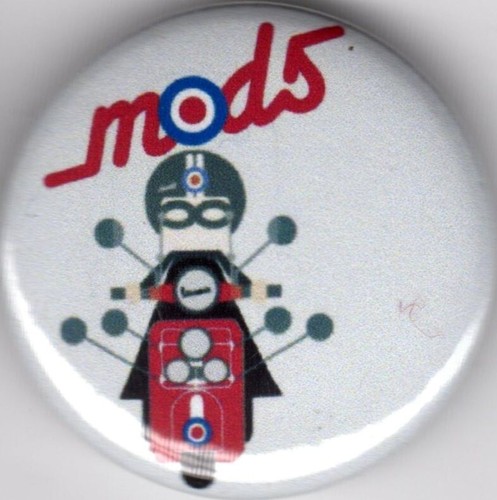 Mods pin button badge 25mm - button,