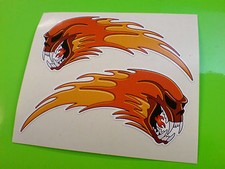 ALIEN FLAMES Motorcycle Helmet