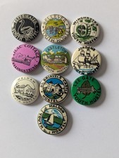 Vintage Youth Hostel Pin Badges Lot Of 10 #2
