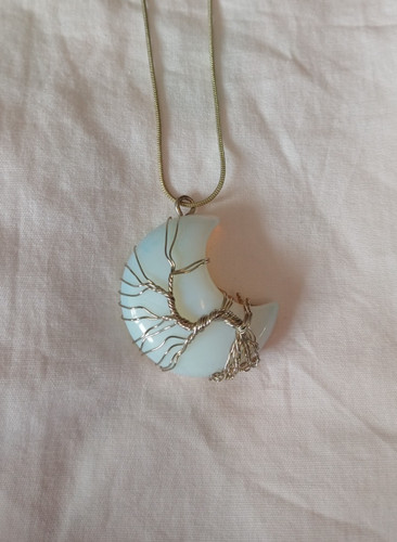 Handmade white opal crystal - opal,
