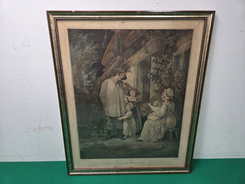Framed antique 1794 the happy - framed,