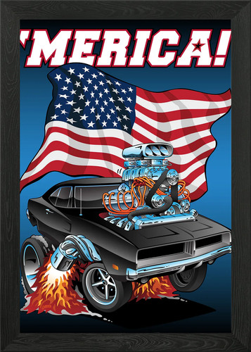Classic muscle car - muscle,