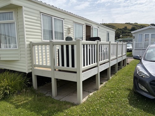 Caravan decking - caravan,