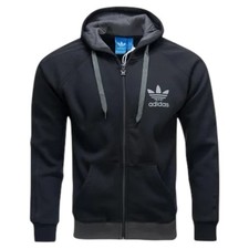 Adidas Mens Full Zip Up Fleece