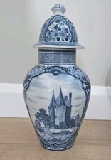 Vintage Delft Vase, Ginger