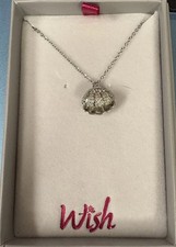 Oyster Shell With Imitation Pearl, 18 Inch Necklace, Wish Brand, Hypoallergeni