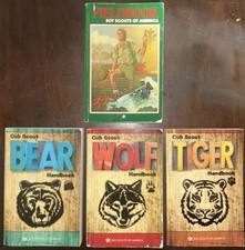 Lot Of 4 Cub Scout Handbooks
