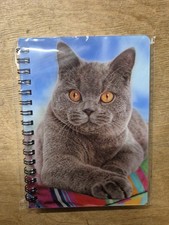 British Blue Cat notebook