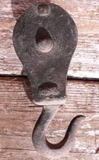 Vintage Metal Pulley With Hook