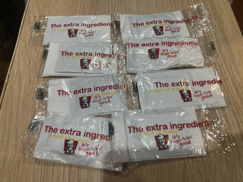 Kfc clean wipe tissue - kfc, &