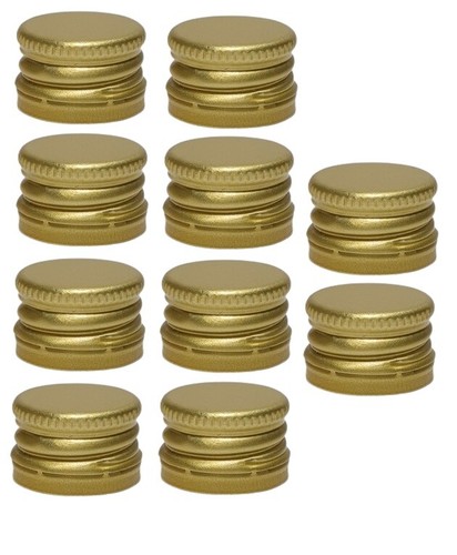 Screw cap gold mini 5 - cap, 18/12.5