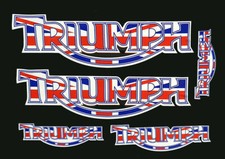 Triumph English Sticker Union Jack Speed Street Triple UnionJack Tank Fairing