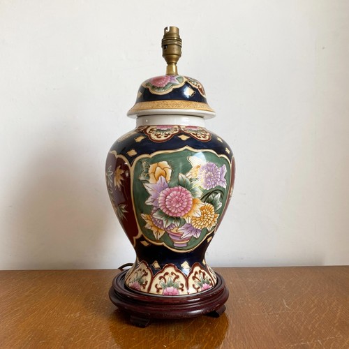Vintage large ginger - jar, table