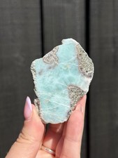 Larimar Half Polished Freeform