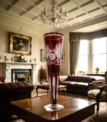 Edwardian bohemian ruby - ruby, red
