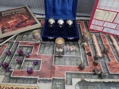 Vintage tavern goblets - d&d, and