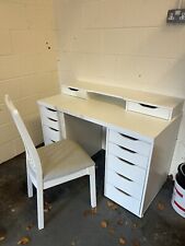 IKEA  Lagkapten & Alex 10 drawer Desk with Desk Topper & Ekedalen Chair 