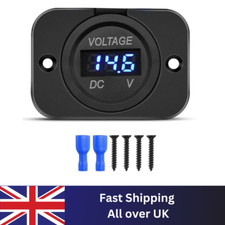 DC 12V-24V LED Digital Voltmeter Battery Voltage Meter Monitor Gauge Car Boat