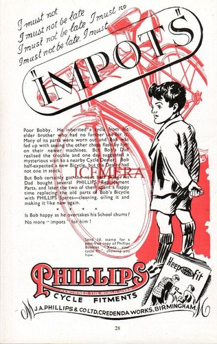 Phillips cycle fitments - phillips,