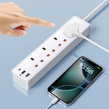 4 Gang Way Power Strip Surge