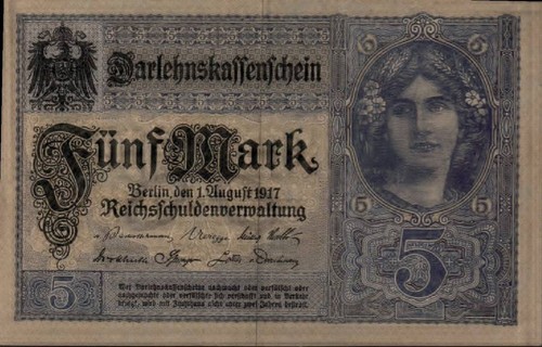 1917 germany mark - 1917,