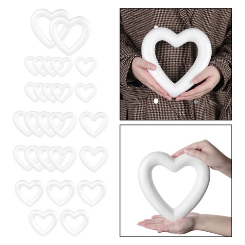 Polystyrene foam craft heart - craft,