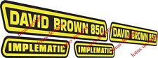 David brown 850 implematic tractor  stickers / decals