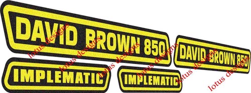 David brown 850 implematic