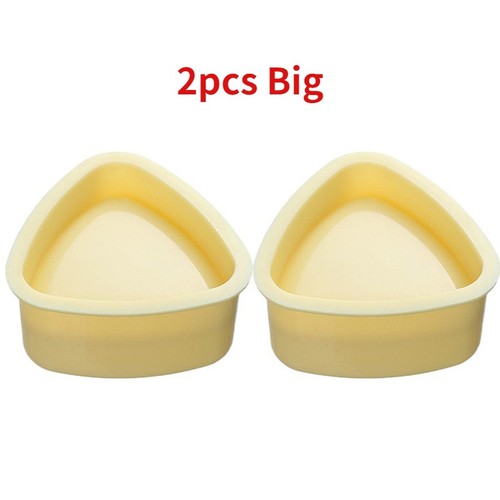 Onigiri mold 2pcs triangle - onigiri, –