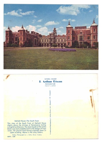 Vintage postcard hatfield - -,