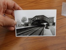 Postcard sized photo BEVERLEY Railway Station