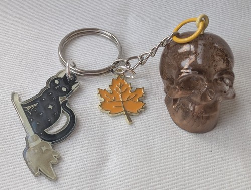 Skull keyring gothic - gothic, spooky