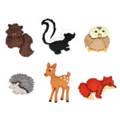 Forest babies embellishments - forest,