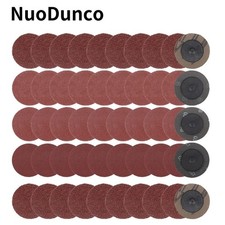 100X 2" 50mm Roloc Type R Roll Lock Quick Change Discs Die Grinder Sanding Pads