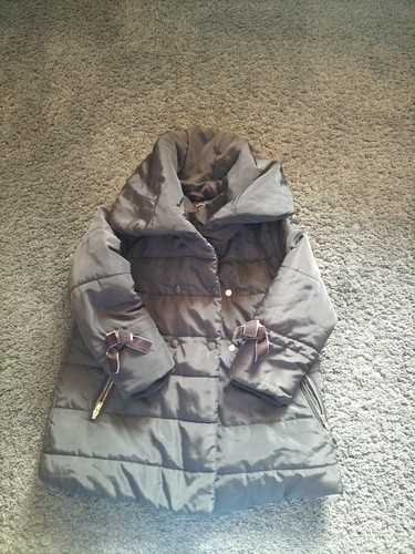 Girls black puffer coat tutto - coat,