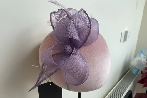 Ladies sinamay curls - ladies, bow