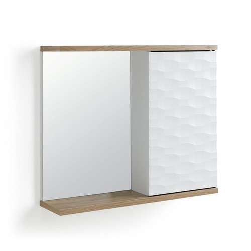 Bathroom cabinet mirrored wall - bathroom,
