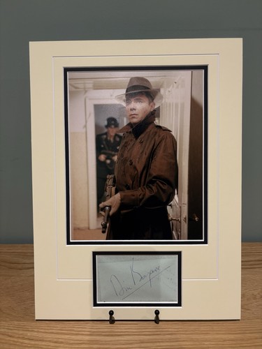 Dirk bogarde signed page - dirk,