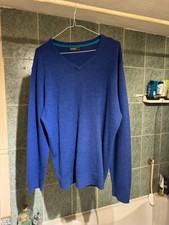 Men's Peacock Blue Cotton/Wool