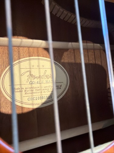 Fender 4ce electro - cg-4ce, acoustic