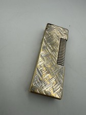 Alfred Dunhill Rollagas Silver Plated Lighter Fully Working Vintage 1970s