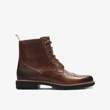 Clarks Mens Batcombe Lord Dark