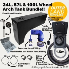 Wheel Arch Water Tank Black