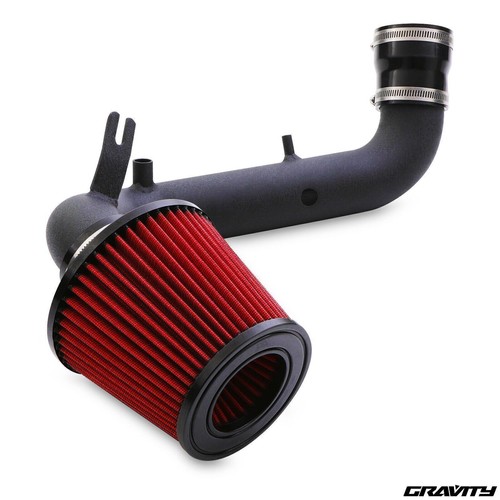 Black short intake air filter - intake,