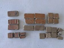 Vintage Stone Building Bricks Toy Blocks Vintage
