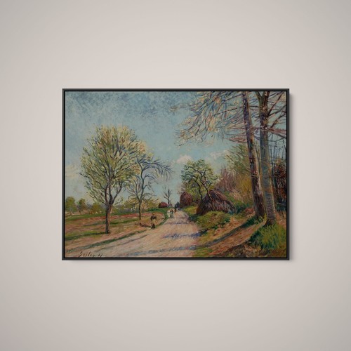 Alfred sisley the road - sisley,