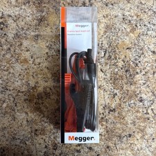 Megger Non Fused Black and Red Test Lead Set,Probes and Clips 1002-001B