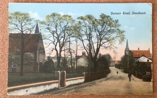C1910 dunoon road sandbank - c1910, road,