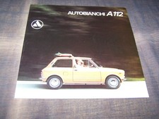 Top Rarity Stunning Brochure Autobianchi A 112 1970!!!