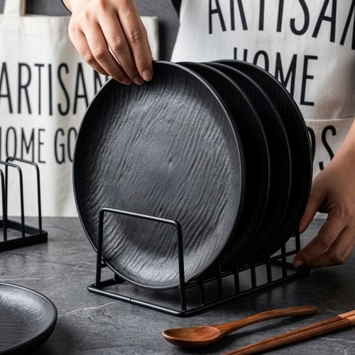 8pcs plastic plates - 8pcs,